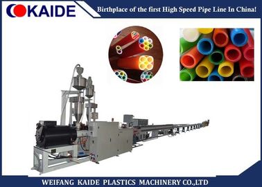 Cadena de producción del tubo de la base del silicón del HDPE de Microduct velocidad 60m/min, 5mm-18m m