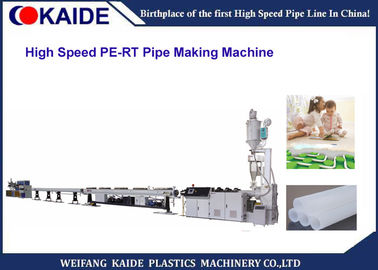 Línea de alta velocidad 50m/Min Floor Heating PERT Tube Making Machine de la protuberancia del tubo del PE RT