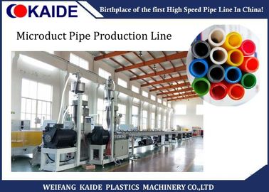 Cadena de producción del tubo del HDPE de la base del silicón, cadena de producción del tubo de FTTH Microduct