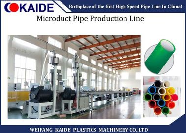 Trabaje a máquina para hacer Microduct 14mm/10m m, 7mm/4m m con la velocidad 60m/min, línea del tubo de Microduct