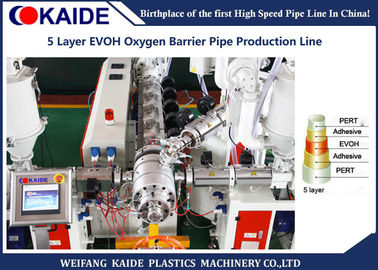 La línea EVOH de la protuberancia del tubo de 5 capas PE RT instala tubos la fabricación de la maquinaria