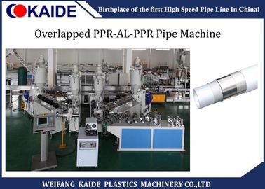Ppr Al Ppr Pipe Production Line 20mm-63mm, tubo de soldadura coincidido del AL PPR de PPR que hace la máquina