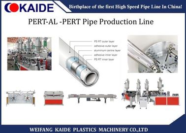 Cinco capas del PE RT del tubo de la línea máquina plástica de la protuberancia de la fabricación del tubo