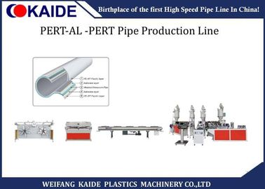 Coincida la cadena de producción plástica del tubo del AL PEX de la máquina/PEX de la protuberancia del tubo de la soldadura