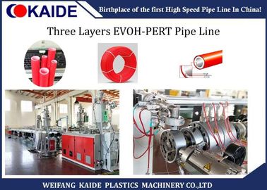 Máquina plástica profesional de la protuberancia del tubo para 3 capas de EVOH/el tubo IMPERTINENTE