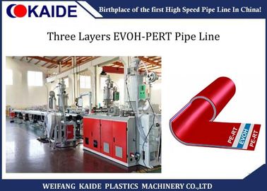 3 capas del tubo de la cadena de producción compuesta máquina de la protuberancia del tubo de EVOH-PERT