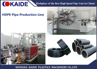 20-110m m máquina de múltiples capas 20-110m m KAIDE de la producción del tubo del HDPE de la máquina de la protuberancia del tubo de la irrigación del HDPE de 3 capas