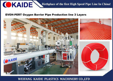 3 capas de EVOH del oxígeno de la barrera de Pex del tubo del CE de la máquina 15m/Min Speed aprobado