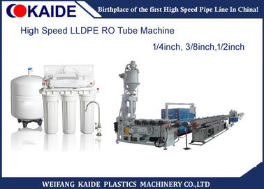 Tubo plástico del LDPE que hace que la máquina 1/4 avanza lentamente la máquina de la protuberancia del tubo del purificador del agua de 3/8 pulgada