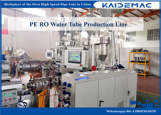 Máquina remota de la producción del tubo del purificador del agua de 3/8 pulgada PE